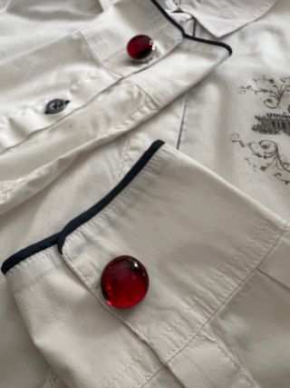 Copribottoni Gocce Vetro Soffiato Rubino