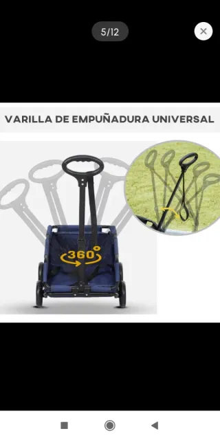 Carro Coche Mascotas Azul