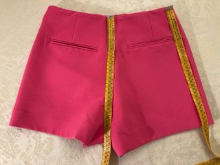 Falda pantalón Zara fucsia