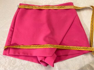 Falda pantalón Zara fucsia