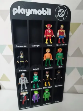 Expositor Playmobil DC Comics