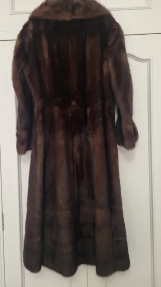 Abrigo vintage  pelo natural