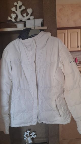 Giubbotto donna Columbia bianco