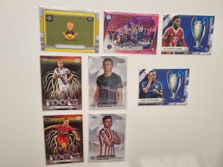 Lote 71 cartas Topps Champions League Flagship