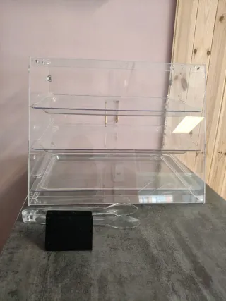 Vitrina Acrílico Pastelería 2 Niveles