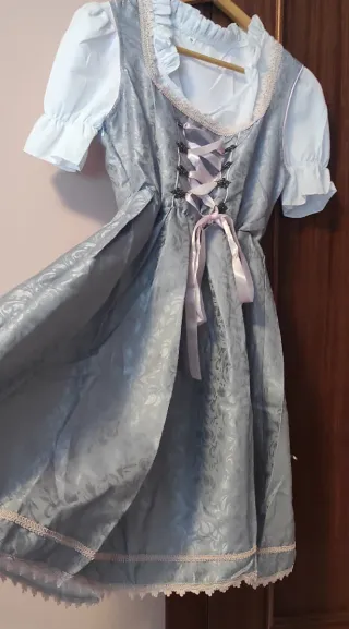 Vestido Tirolesa Talla S/36