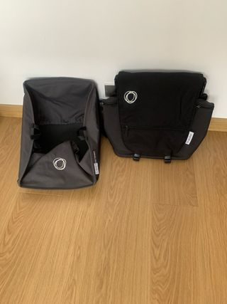 Bolso y cesto Bugaboo Camaleon negro