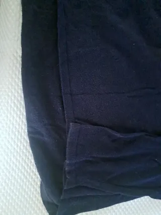 Jersey azul mujer cuello alto