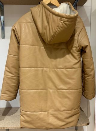 Abrigo largo acolchado