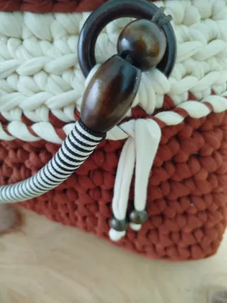 Bolso de crochet artesanal