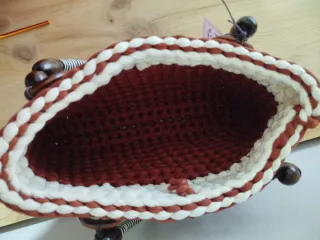 Bolso de crochet artesanal