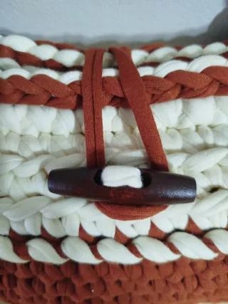 Bolso de crochet artesanal