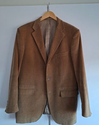 Chaqueta americana de pana, marrón claro (L, 52)