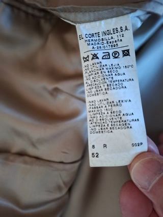 Chaqueta americana de pana, marrón claro (L, 52)