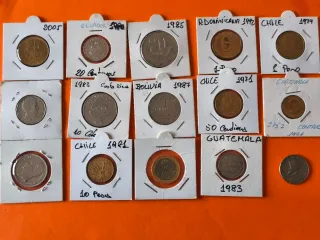 Colección Monedas Americanas Varias