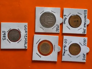 Colección Monedas Americanas Varias