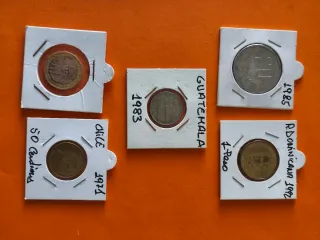 Colección Monedas Americanas Varias