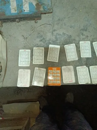 Lote CALENDARIOS DE BOLSILLO (AÑOS 50–60)