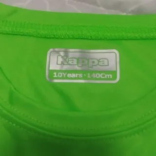 Camiseta Kappa verde talla 10 los niños