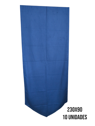 Cortinas largas azul 230x90 (10 unidades)