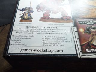 Oscura vendetta Warhammer 40000 box esercito Caos