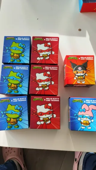 Figuras Hello Kitty x Tortugas Ninja McDonald's