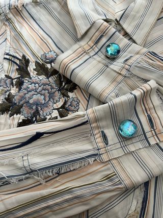 Copribottoni “gocce di Vetro Soffiato” Turchese