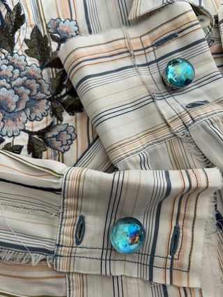 Copribottoni “gocce di Vetro Soffiato” Turchese