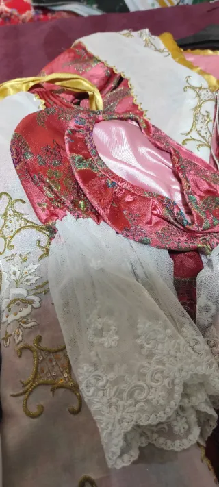 Traje Fallera Antiga y manga farol