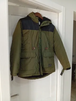 Chaqueta niño verde y negra 13 a 14 152 a 164 cm