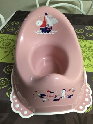 Orinal infantil rosa a estrenar