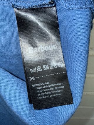 Polo Barbour Azul Rayas Talla XXL
