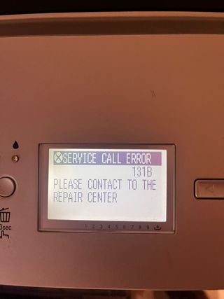 Impresora Epson Stylus Pro 3880 (Error 131B)