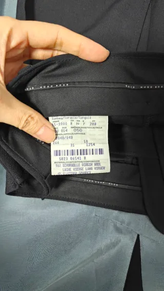 Traje BOSS hombre negro