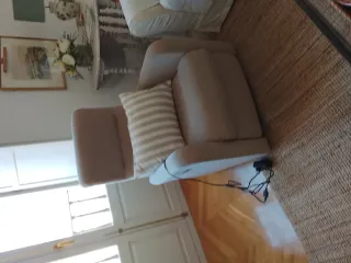 Sillón reclinable El Corte Inglés beige