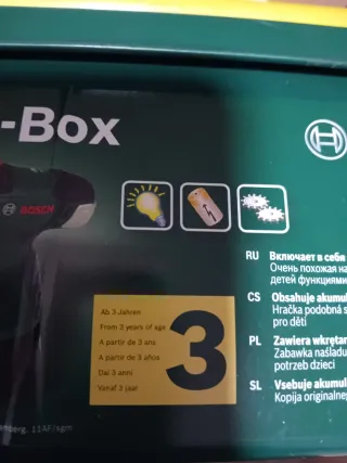 Caja Herramientas Juguete Bosch Mini