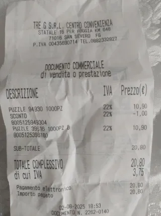 2 Puzzle Clementoni Van Gogh 1000 pezzi