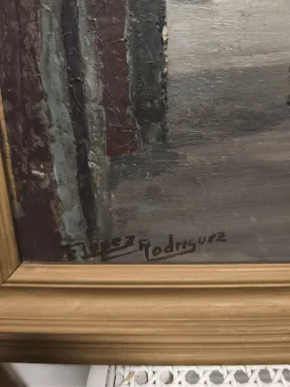 Óleo sobre lienzo Madrid