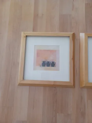 2 Cuadros Decorativos Ikea Madera