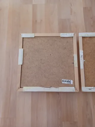 2 Cuadros Decorativos Ikea Madera