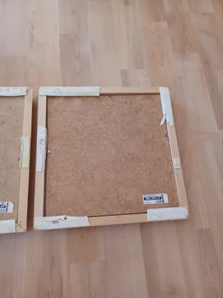 2 Cuadros Decorativos Ikea Madera