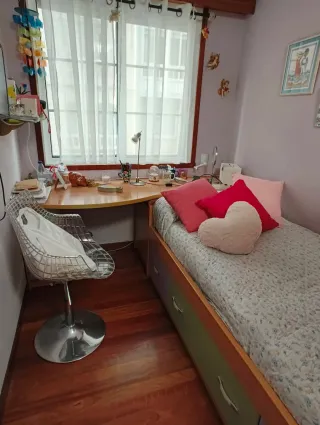 Dormitorio infantil tren literas
