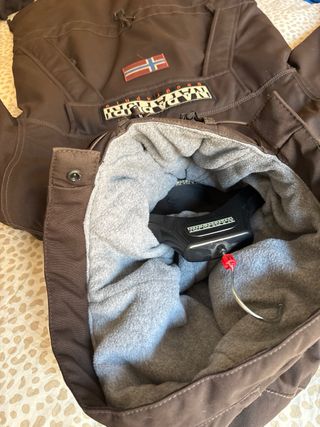 Anorak Acolchado Napapijri Marrón Chocolate