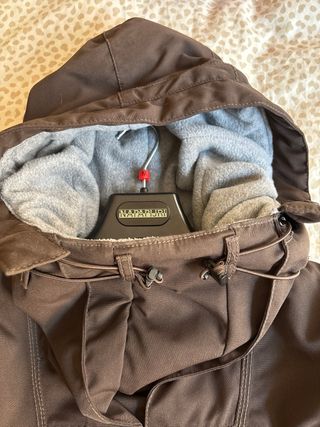 Anorak Acolchado Napapijri Marrón Chocolate