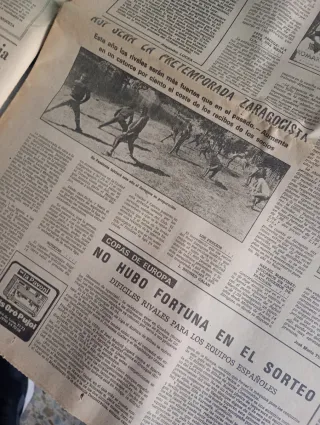 Periódico Heraldo de Aragón años 80
