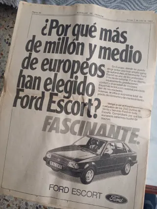 Periódico Heraldo de Aragón años 80