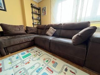 Sofá Chaise Longue 3 Plazas con Arcones