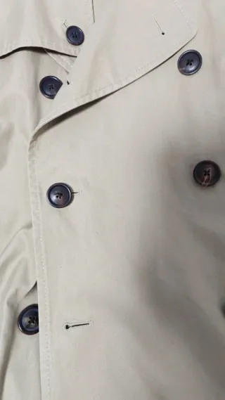 Abrigo Burberry Beige Talla M