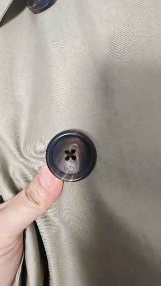 Abrigo Burberry Beige Talla M