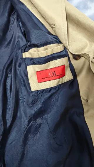 Abrigo Burberry Beige Talla M